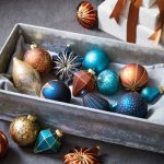 Ideas de decoracion para navidad en verde azulado con cobre (19)