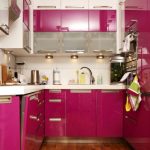 Decoracion de cocinas en color rosa (2)
