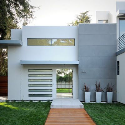 Fachadas de Casas modernas, minimalistas rusticas sencillas (3)