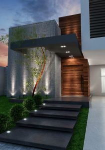 bardas para fachadas de casas minimalistas 3 - Decoracion de interiores