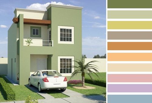 Combinaciones de colores para exteriores de casas - Como Organizar la Casa