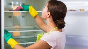 como limpiar los vidrios del refrigerador
