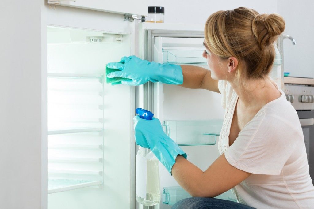 limpieza para el refrigerador
