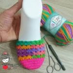 como hacer pantunflas modernas crochet
