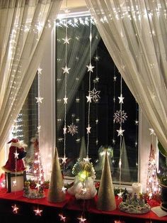 decoracion navidad para ventanas