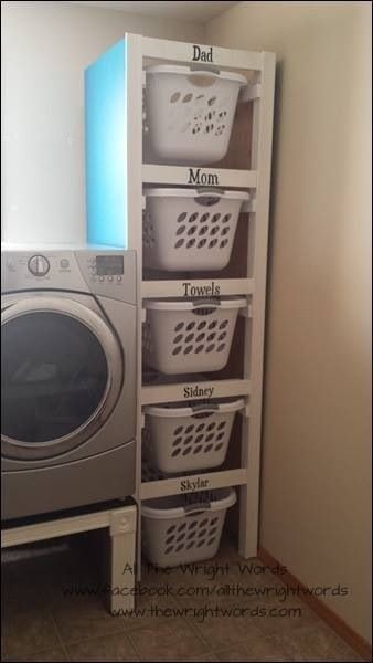 Ideas para organizar el cuarto de lavado