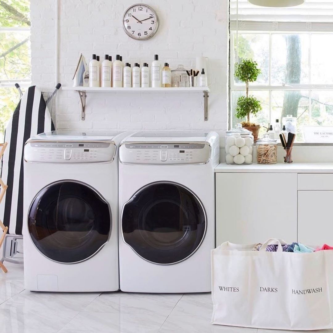 cuartos de lavados modernos y minimalistas 