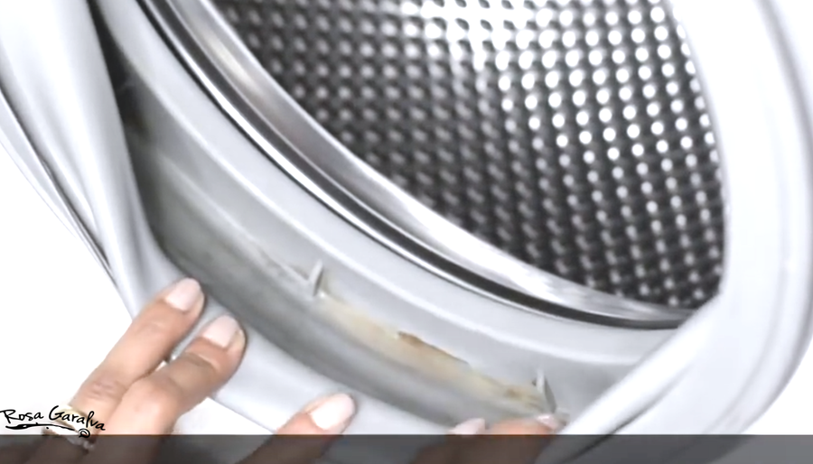 Como limpiar tu lavadora con manchas de oxido y moho