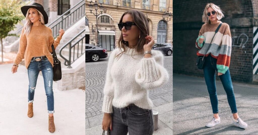 Outfits con sweater que puedes usar a cualquier edad