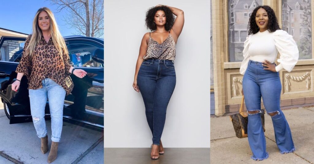 Looks con jeans para mujeres plus size