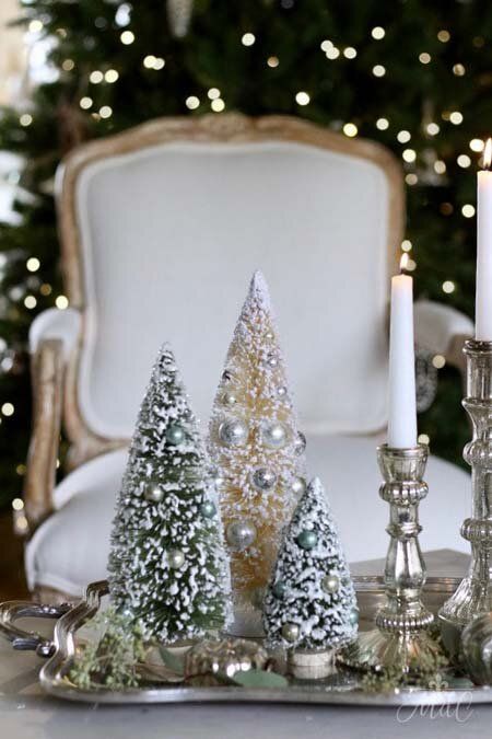 Accesorios decorativos navideños estilo french country