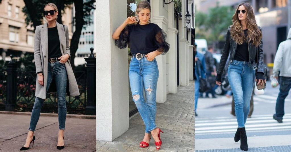 Los mejores looks con skinny jeans para mujeres maduras