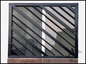 Diseños de rejas para ventanas modernas
