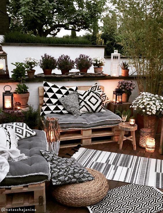Muebles hechos con palets para tu terraza