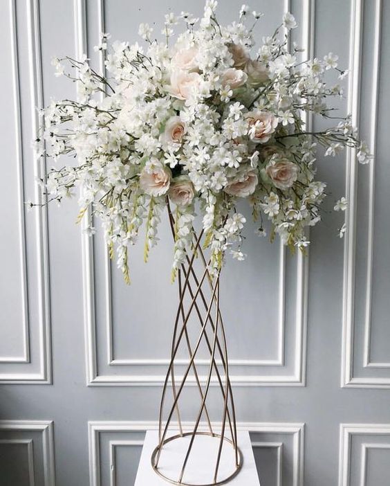 Ideas de arreglos florales para boda civil