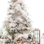 Diseños de árboles navideños blancos modernos