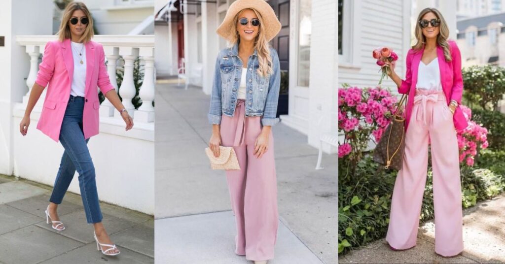 Increíbles ideas para combinar tus prendas rosas con otros colores si eres una mujer madura