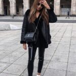 Leather pants y chamarra