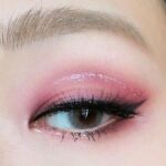 Maquillaje rosa estilo coreano