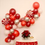 Colores para decoración navideña con globos