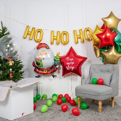 Colores para decoración navideña con globos