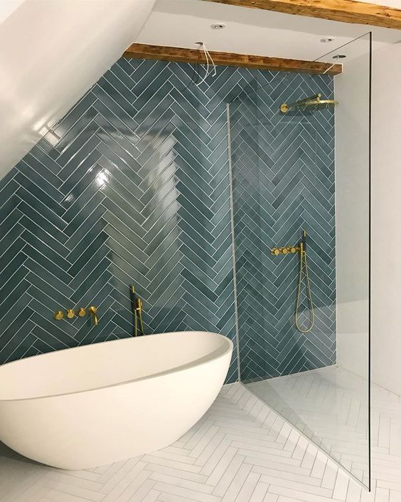 Azulejos para baños pequeños con tina
