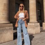 Looks con jeans anchos