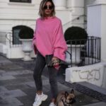 Suéter en color rosa