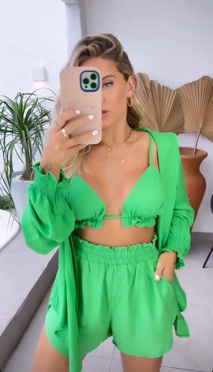 Camisas color verde