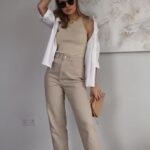Looks casuales color beige