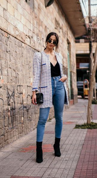 Outfits con jeans y botines
