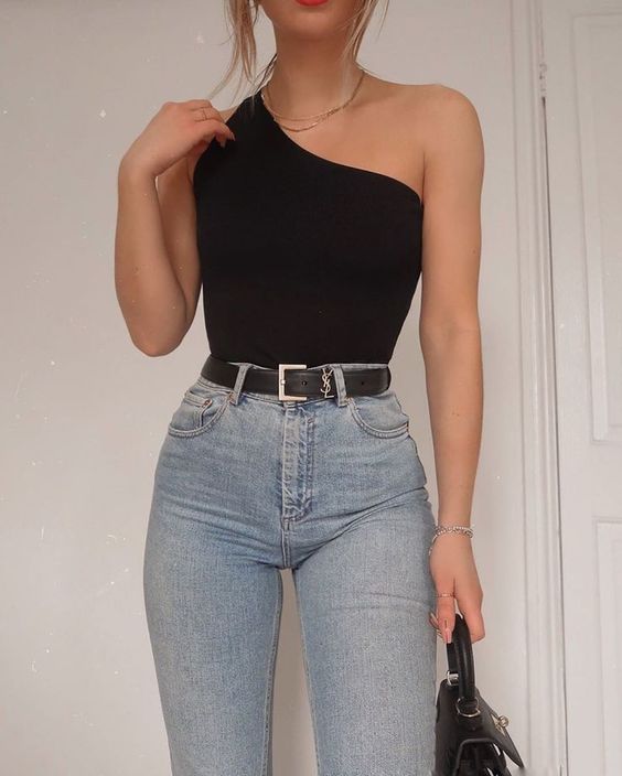 Outfits sexys con jeans