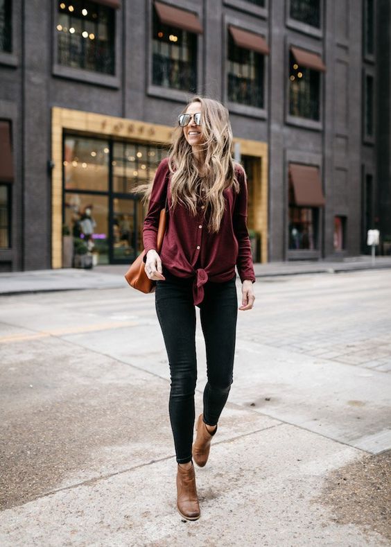 Outfits street style con botines