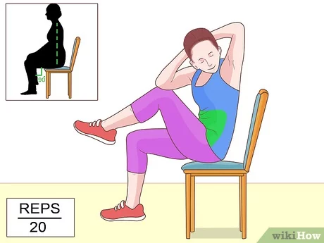 Ejercicios sencillos para aplanar el abdomen mientras estás sentado