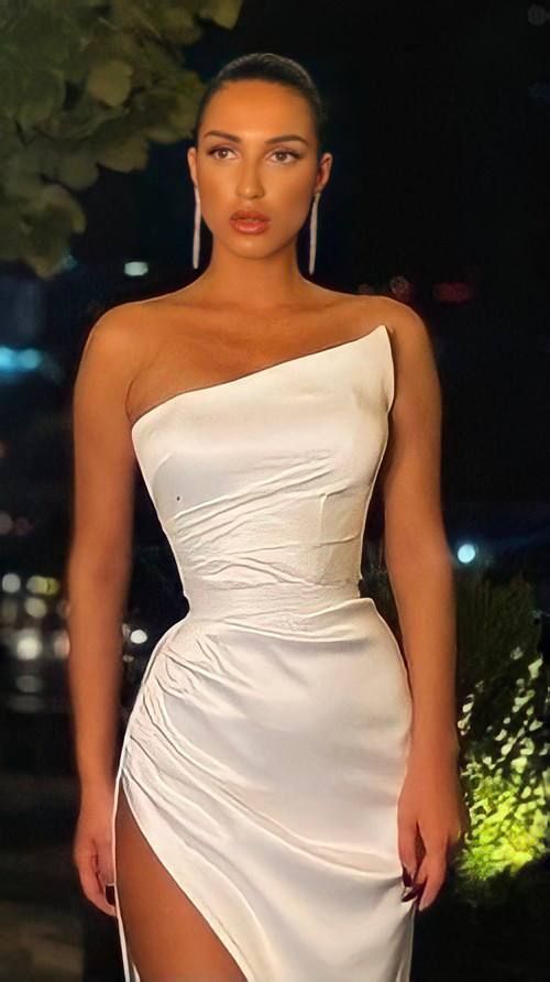 Elegantes vestidos blancos