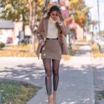 Minifalda con medias