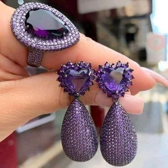 Accessories in purple