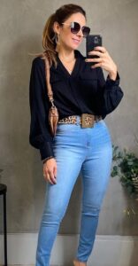 Camisas oversize y jeans