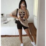 Outfits con biker shorts
