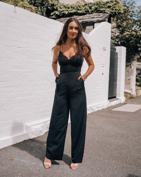 Looks con jumpsuits negros