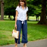 Wide leg jeans para mujeres de 40
