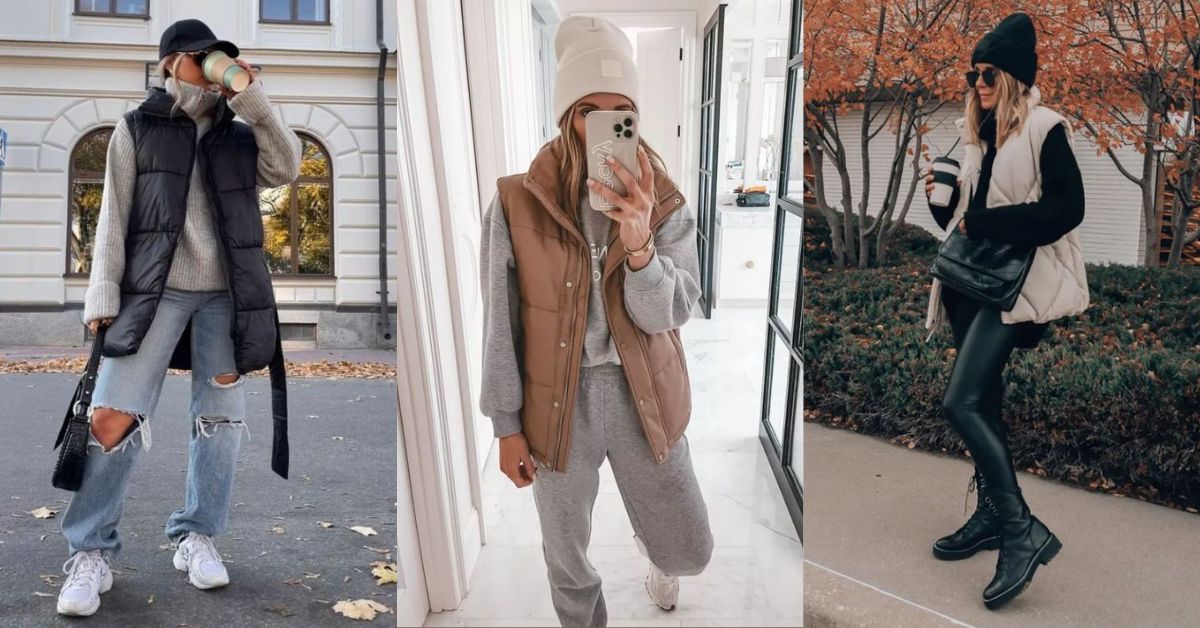 Outfits con los que puedes combinar tus chalecos over size este invierno