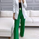 Ideas con pantalón verde