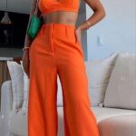 Ideas con pantalones color naranja