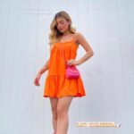 Vestidos color naranja