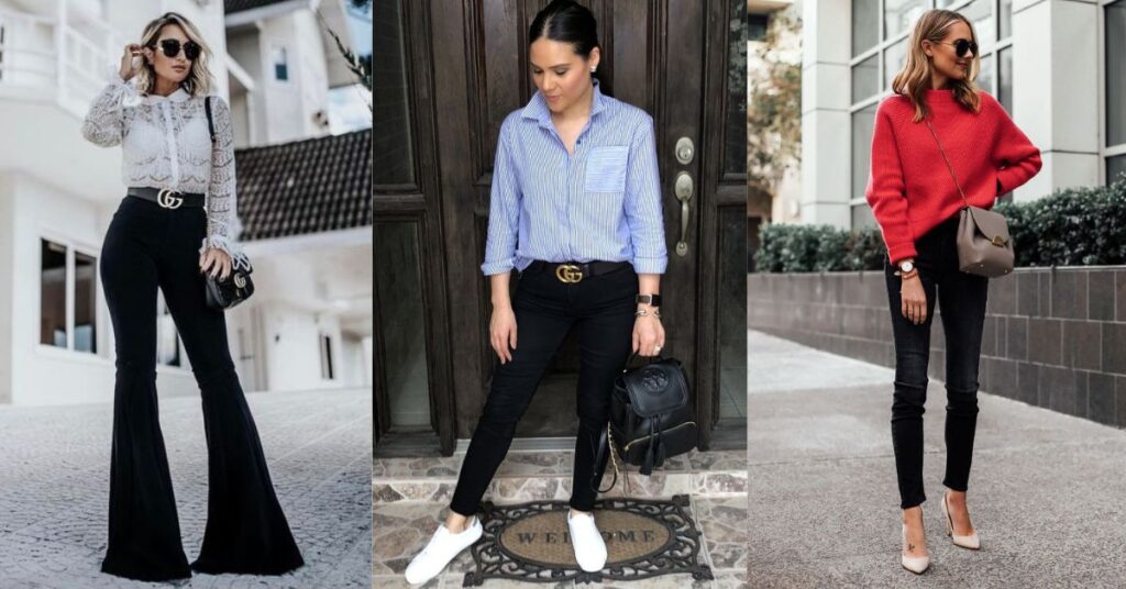 Outfits casuales con jeans negros