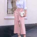 Culottes de color rosa para el verano