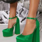 Outfits con zapatos color verde
